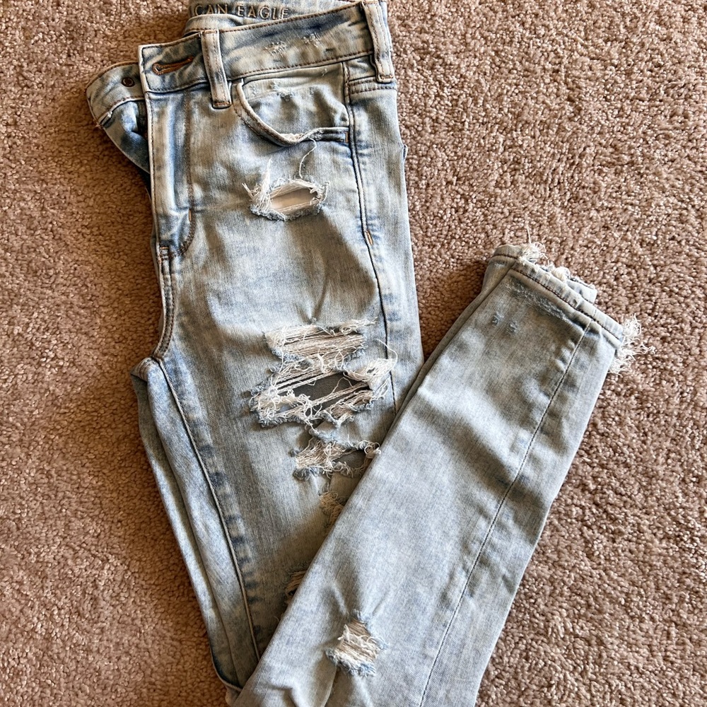 American eagle skinny jeans size 2